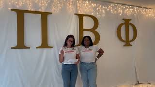 Pi Beta Phi Welcome Day