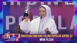 Mira Filzah - Anugerah Bintang Paling Popular ABPBH 32 | #ABPBH32