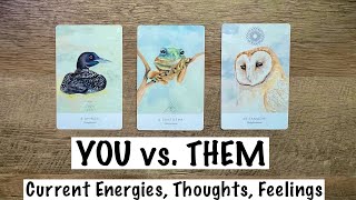 Pick A Card. YOU vs. THEM. Current Energies, Thoughts, and Feelings. Timeless Love Reading. 💖💖