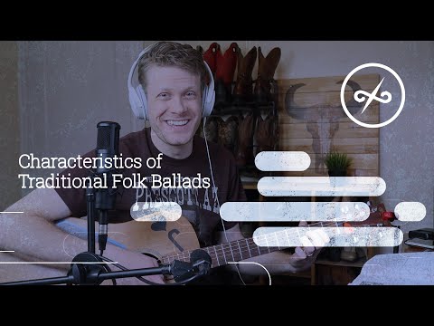 Why are folk songs included in the traditional ballad category?