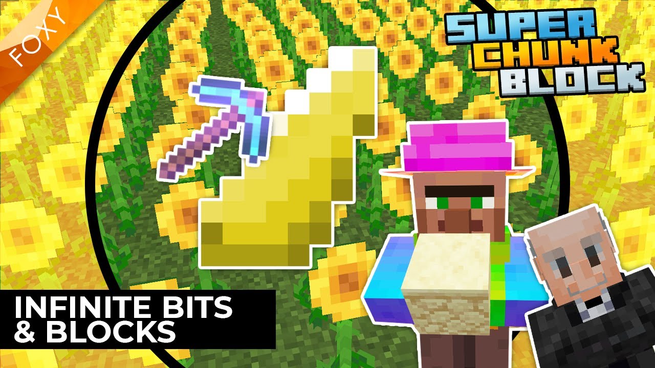 Easy Infinite Bits Blocks Super Chunk Block 3 Minecraft Bedrock