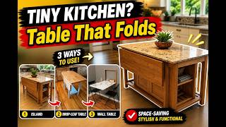Small Kitchen? Try These 6 Drop Leaf Table Ideas Instead of a Big Dining Table