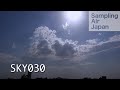 【4k hd動画素材sky030】空、雲、早回し【stock footage video】sky clouds