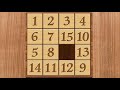 how to solve the 15 puzzle game easiest tutorial