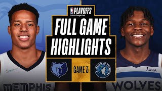 GRIZZLIES at TIMBERWOLVES | FULL GAME HIGHLIGHTS | April 21, 2022
