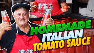 How To Make HOMEMADE TOMATO SAUCE Like an Italian Nonno