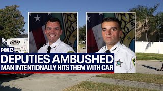 Florida deputies 'intentionally' hit by driver
