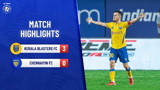 Highlights - Kerala Blasters FC 3-0 Chennaiyin FC - Match 102 | Hero ISL 2021-22