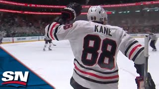 Patrick Kane Tucks Two Goals In Under Three Minutes To Tie Game vs. Stars