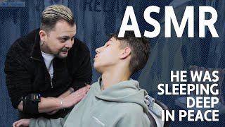 ASMR SLEEP MASSAGE | Customer Sleeps Deep In Peace