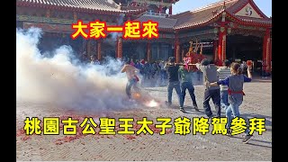 大家一起來 #桃園古公聖王太子爺/降駕參拜入新營太子宮 20230305 #temple