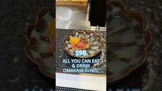 $98 AYCE OMAKASE in NYC #sushi #omakase #nyc #nycfood #nyceats