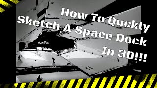How to Draw an 1-Point Perspective Space Dock & "Out-of-the-box" Interior Design Method | Mr. D