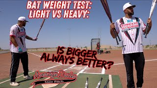 Bat Weight Test: Light vs Heavy | USSSA Slowpitch Bat Review