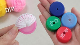 VERY Beautiful! Christmas decoration idea with Plastic bottle cap - Genius recycling craft -DIY hack