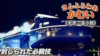 [New ship] A relaxing ferry trip in a private room on the late-night Sunflower Kamui. A lazy bo...