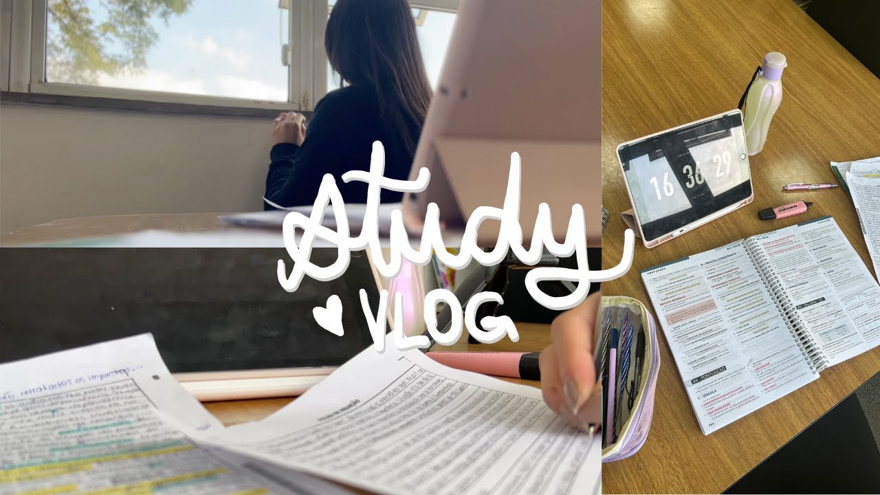 STUDY VLOG Para Se Motivar | Como Ter Uma Rotina Leve Com Os Estudos ...