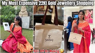 22Kt Gold Tanishq Jewellery Shopping🛍️| Gold Jewellery Shopping Vlog| My Gold Jewellery Collection|