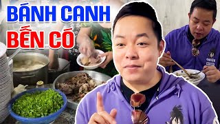 Quang Lê Bất Ngờ Được Tặng Cún Con Khi Đang Thưởng Thức Bánh Canh Bến Có Cực Ngon - Quang Lê Vlog