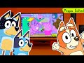 Bluey Reacts to I edited Peppa Pig to end George with some dinosaurs and fireworks! | Peppa Pig Edit