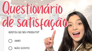 Como ter um feedback dos clientes? - Como criar um questionário de satisfação -formularios do google