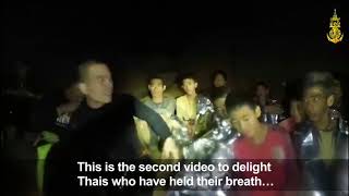 Fresh navy video shows Thai cave boys in 'good health'