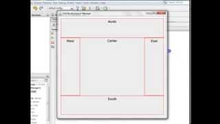 Java GUI Border Layout Manager