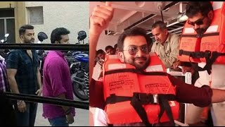 Prithviraj and Indrajith stand in queue for Amar Akbar Anthony