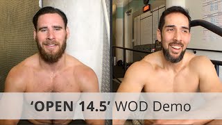 CrossFit "Open 14.5" WOD Demo & Workout Tips - 10:51 Rx