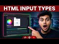 All HTML Input Types Explained 🔥