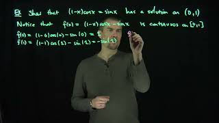 The Intermediate Value Theorem: Examples