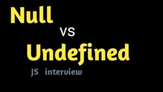 Null vs Undefined in JavaScript | Explained with Real Examples | Interview Ready