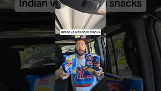 Indian vs American snacks 😳