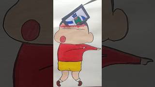 Sinchan mind refresh drawing π―π§‘#shorts #drawing #sinchan