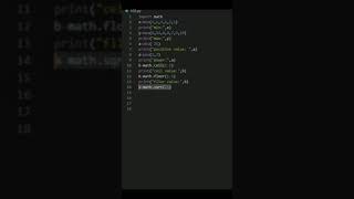 Complete math module using in python