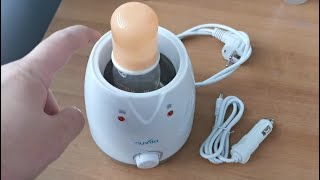 Nuvita 1160 Baby bottle warmer for home \u0026 car - open up and review