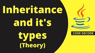 Inheritance in Java || Java Inheritance || Types of Inheritance in Java