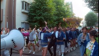 令和６年度　中野台大杉神社例大祭　神輿渡御　宮出し～宮入り