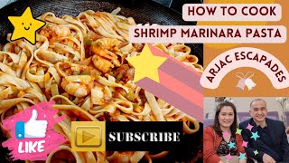 SHRIMP MARINARA PASTA | The Best Pasta with Shrimps.