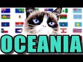 EVERY OCEANIAN COUNTRY IN 5 SECONDS