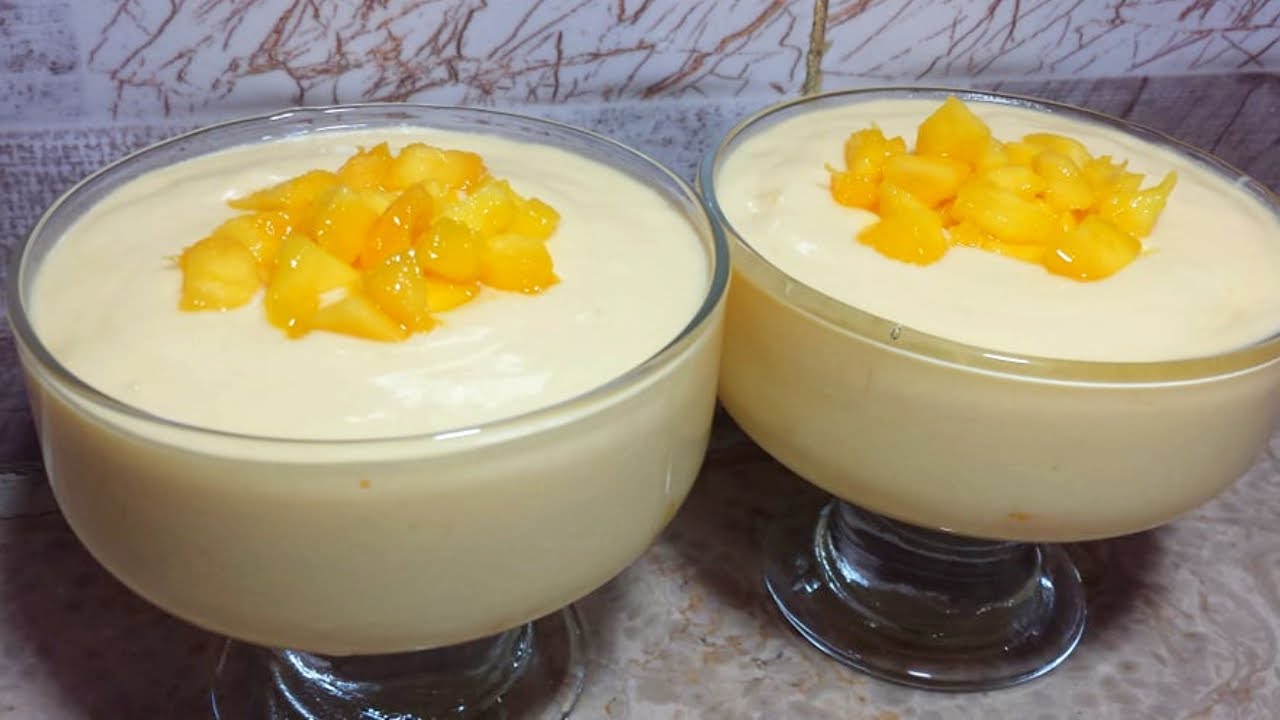 Mango Yogurt Recipe_Mango Yogurt Dessert Recipe_Quick Dessert Recipe ...