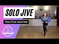 Basic Jive Solo Practice with Mooch and Walks