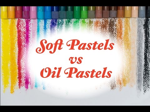 Painting In Pastels #1: Soft Pastels Vs. Oil Pastels - YouTube