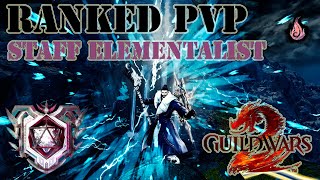 GW2 - Ranked sPvP (Season 44) - Core Staff Elementalist - Top Healing / Offense / Defense - Platinum