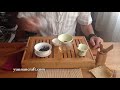 How to brew puer tea in gaiwan - Video of brewing tea in Gong Fu style