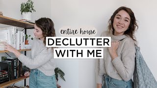 Decluttering Our ENTIRE HOUSE  | Declutter + Organize With Me