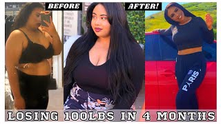HOW I LOST 100 POUNDS IN ONLY FOUR MONTHS! | My Story + Before and After | Rosa Charice