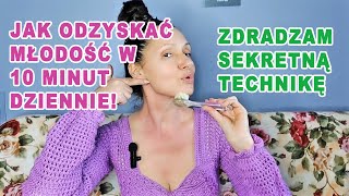 🔴Jak Odzyskać Młodość w 10 minut dziennie! Szczotkowanie twarzy na sucho - moja tajemna technika!