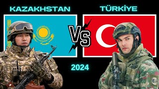 Kazakistan vs Türkiye askeri güç karşılaştırma 2024 Kazakhstan vs Türkiye military power comparison