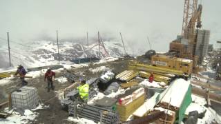 Wildspitzbahn Video-Bautagebuch Mai 2012 - Pitztaler Gletscher